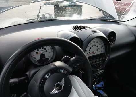 2014 Mini Countryman Cooper S z USA, uszkodzony, nr VIN WMWZC5C50EWP40698